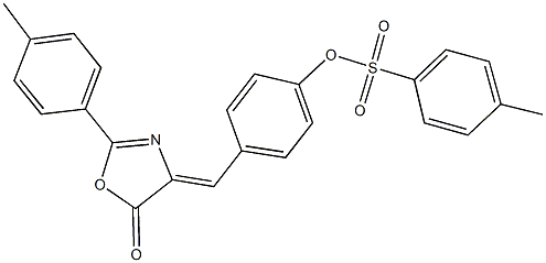 1164498-85-4 4-[(2-(4-methylphenyl)-5-oxo-1,3-oxazol-4(5H)-ylidene)methyl]phenyl 4-methylbenzenesulfonate