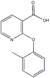 2-(2-methylphenoxy)nicotinic acid Structure