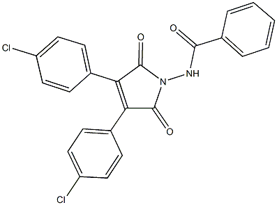 121090-07-1 N-[3,4-bis(4-chlorophenyl)-2,5-dioxo-2,5-dihydro-1H-pyrrol-1-yl]benzamide