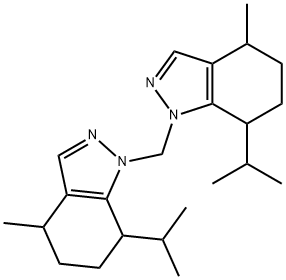 1212341-13-3 7-isopropyl-1-[(7-isopropyl-4-methyl-4,5,6,7-tetrahydro-1H-indazol-1-yl)methyl]-4-methyl-4,5,6,7-tetrahydro-1H-indazole