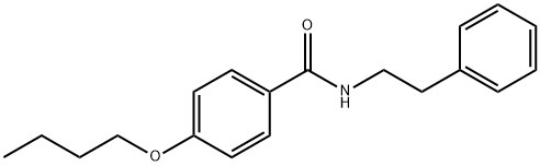4-butoxy-N-(2-phenylethyl)benzamide,125535-81-1,结构式
