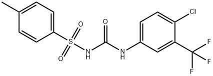 128924-42-5 1-chloro-4-[({[(4-methylphenyl)sulfonyl]amino}carbonyl)amino]-2-(trifluoromethyl)benzene