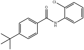 4-tert-butyl-N-(2-chlorophenyl)benzamide Struktur