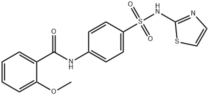 2-methoxy-N-{4-[(1,3-thiazol-2-ylamino)sulfonyl]phenyl}benzamide Structure