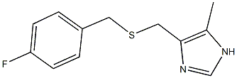 4-fluorobenzyl (5-methyl-1H-imidazol-4-yl)methyl sulfide|