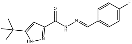 1310359-38-6 3-tert-butyl-N'-(4-fluorobenzylidene)-1H-pyrazole-5-carbohydrazide