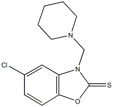 131444-68-3 5-chloro-3-(1-piperidinylmethyl)-1,3-benzoxazole-2(3H)-thione