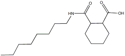 2-[(octylamino)carbonyl]cyclohexanecarboxylic acid Structure