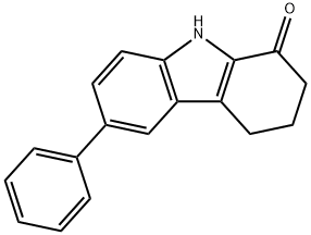 6-phenyl-2,3,4,9-tetrahydro-1H-carbazol-1-one Struktur