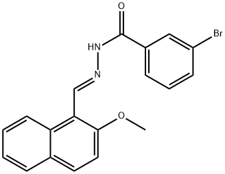 1346448-04-1 3-bromo-N'-[(2-methoxy-1-naphthyl)methylene]benzohydrazide