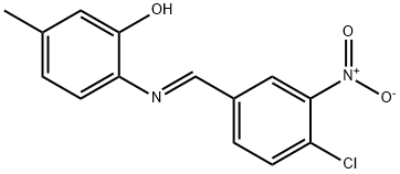 1351392-14-7 2-({4-chloro-3-nitrobenzylidene}amino)-5-methylphenol
