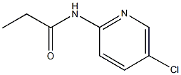 N-(5-chloro-2-pyridinyl)propanamide Struktur