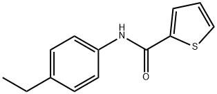 N-(4-ethylphenyl)-2-thiophenecarboxamide Structure