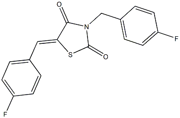 3-(4-fluorobenzyl)-5-(4-fluorobenzylidene)-1,3-thiazolidine-2,4-dione|
