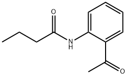 N-(2-acetylphenyl)butanamide Structure