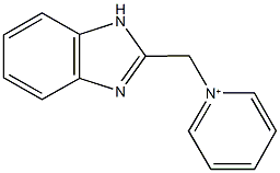 1-(1H-benzimidazol-2-ylmethyl)pyridinium Structure