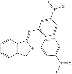2-{3-nitrophenyl}-1-({3-nitrophenyl}imino)isoindoline,143334-83-2,结构式