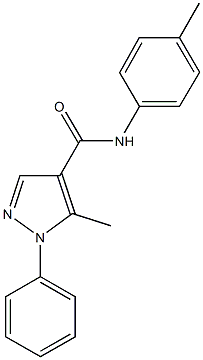 145978-04-7 5-methyl-N-(4-methylphenyl)-1-phenyl-1H-pyrazole-4-carboxamide