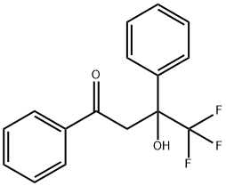 4,4,4-trifluoro-3-hydroxy-1,3-diphenyl-1-butanone Structure