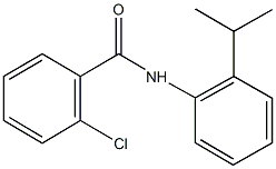 2-chloro-N-(2-isopropylphenyl)benzamide Struktur