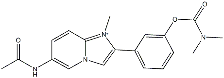 149965-05-9 3-[6-(acetylamino)-1-methylimidazo[1,2-a]pyridin-1-ium-2-yl]phenyl dimethylcarbamate