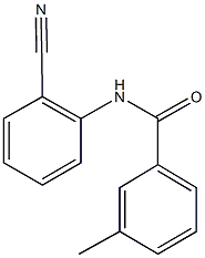 N-(2-cyanophenyl)-3-methylbenzamide Structure