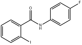 N-(4-fluorophenyl)-2-iodobenzamide 结构式