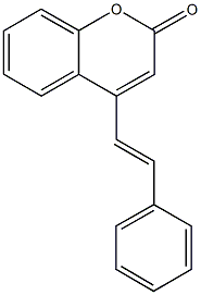 4-(2-phenylvinyl)-2H-chromen-2-one,154030-46-3,结构式