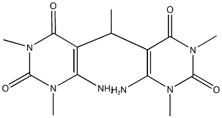 15677-70-0 6-amino-5-[1-(6-amino-1,3-dimethyl-2,4-dioxo-1,2,3,4-tetrahydro-5-pyrimidinyl)ethyl]-1,3-dimethyl-2,4(1H,3H)-pyrimidinedione