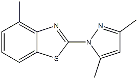 157404-79-0 2-(3,5-dimethyl-1H-pyrazol-1-yl)-4-methyl-1,3-benzothiazole