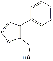 (3-phenyl-2-thienyl)methanamine 结构式