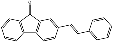2-(2-phenylvinyl)-9H-fluoren-9-one Struktur