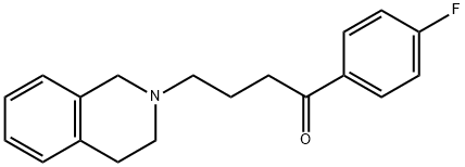 4-(3,4-dihydro-2(1H)-isoquinolinyl)-1-(4-fluorophenyl)-1-butanone Structure