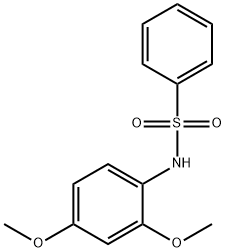 N-(2,4-dimethoxyphenyl)benzenesulfonamide, 160878-39-7, 结构式