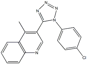 161464-69-3 3-[1-(4-chlorophenyl)-1H-tetraazol-5-yl]-4-methylquinoline