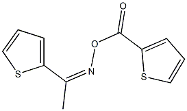 1-(2-thienyl)ethanone O-(2-thienylcarbonyl)oxime Struktur