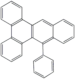 9-フェニルベンゾ[b]トリフェニレン 化学構造式