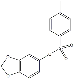 1,3-benzodioxol-5-yl 4-methylbenzenesulfonate Structure