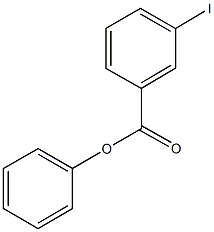 phenyl 3-iodobenzoate 结构式
