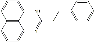 2-(2-phenylethyl)-1H-perimidine Structure