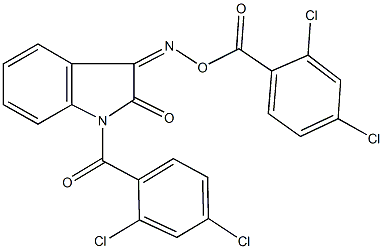 1715922-61-4 1-(2,4-dichlorobenzoyl)-1H-indole-2,3-dione 3-[O-(2,4-dichlorobenzoyl)oxime]