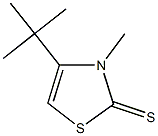 4-tert-butyl-3-methyl-1,3-thiazole-2(3H)-thione Structure