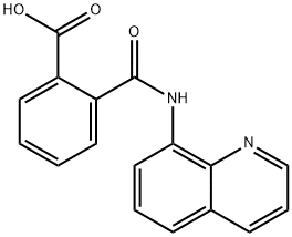 2-[(8-quinolinylamino)carbonyl]benzoic acid Structure