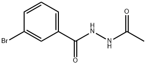 N'-acetyl-3-bromobenzohydrazide Structure