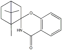 1',7',7'-trimethyl-2,3-dihydrospiro(4H-1,3-benzoxazine-2,2'-bicyclo[2.2.1]heptane)-4-one,17799-65-4,结构式