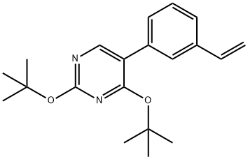 2,4-ditert-butoxy-5-(3-vinylphenyl)pyrimidine Structure