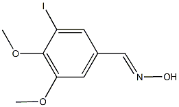 3-iodo-4,5-dimethoxybenzaldehyde oxime 化学構造式