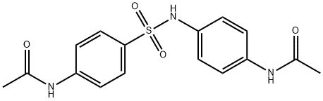 N-(4-{[4-(acetylamino)anilino]sulfonyl}phenyl)acetamide 结构式
