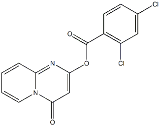 4-oxo-4H-pyrido[1,2-a]pyrimidin-2-yl 2,4-dichlorobenzoate Structure