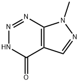 7-Methyl-7H-pyrazolo[3,4-d]-v-triazin-4-ol